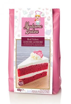 Madame Lou Lou Red Velvet Cake Mix Gluten Free 400g